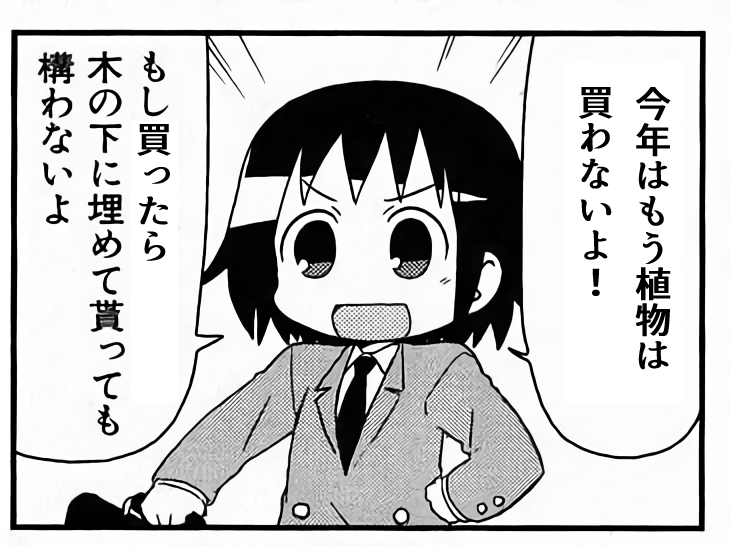 今年は植物を買いすぎたので… 
