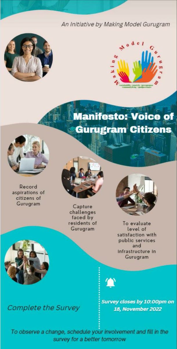 Gauri Sarin (@gaurisarin) on Twitter photo Do you have concerns about your City Gurgaon ? Do you want to be heard ? #VoiceofGurugramCitizensSurvey fill the form and submit asap ! #WeMatter #GurgaonRise #WeHaveADream #Hope4GoodGovernance <a href="/ModelGurugram/">MakingModelGurugram</a> @Cmohry <a href="/PMOIndia/">PMO India</a> <a href="/DC_Gurugram/">DC Gurugram</a> <a href="/TOIIndiaNews/">TOI India</a> @ forms.gle/7nWCY7xPNecEYe… Do you have concerns about your City Gurgaon ? Do you want to be heard ? #VoiceofGurugramCitizensSurvey fill the form and submit asap ! #WeMatter #GurgaonRise #WeHaveADream #Hope4GoodGovernance <a href="/ModelGurugram/">MakingModelGurugram</a> @Cmohry <a href="/PMOIndia/">PMO India</a> <a href="/DC_Gurugram/">DC Gurugram</a> <a href="/TOIIndiaNews/">TOI India</a> @ forms.gle/7nWCY7xPNecEYe…