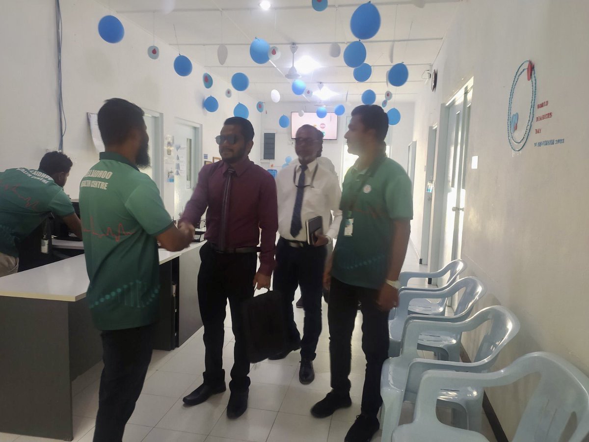 ހދ.  އަތޮޅު  ކައުންސިލްގެ  މެންބަރުން  ނެއްލައިދޫ  ޞިއްޙީ  މަރުކަޒަށް  ޒިޔާރަތް  ކުރެއްވުން