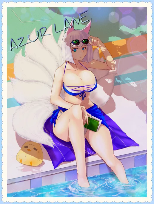 今年は新作描く暇作れなくてゴメンネ加賀ちゃんお誕生日おめでと #アズールレーン #AzurLane  #碧蓝航线 #加賀進水日 
