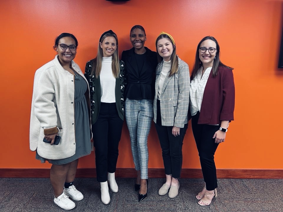 okstatehesa's tweet photo. Our first-year masters students had the opportunity to practice their interview and social networking skills!

Thank you to our OSU Career Services staff for hosting our mock interviews!

And thank you to all of the Student Affairs faculty and staff that volunteered! https://t.co/qmQ8RgPl04