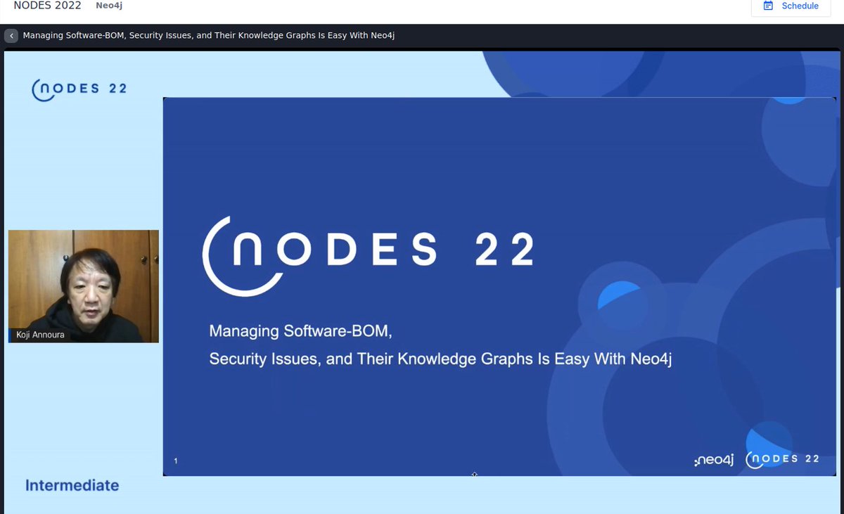 #nodes22 #livetweet  @neo4j 
#security @GrypeProject @SyftProject @kojiannoura 
#infosec #DevSecOps #DevOps #Cybersecurite