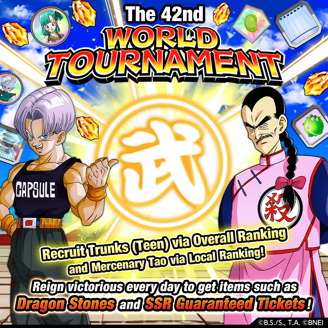 Dragon Ball Z Dokkan Battle on Twitter "The 42nd World Tournament