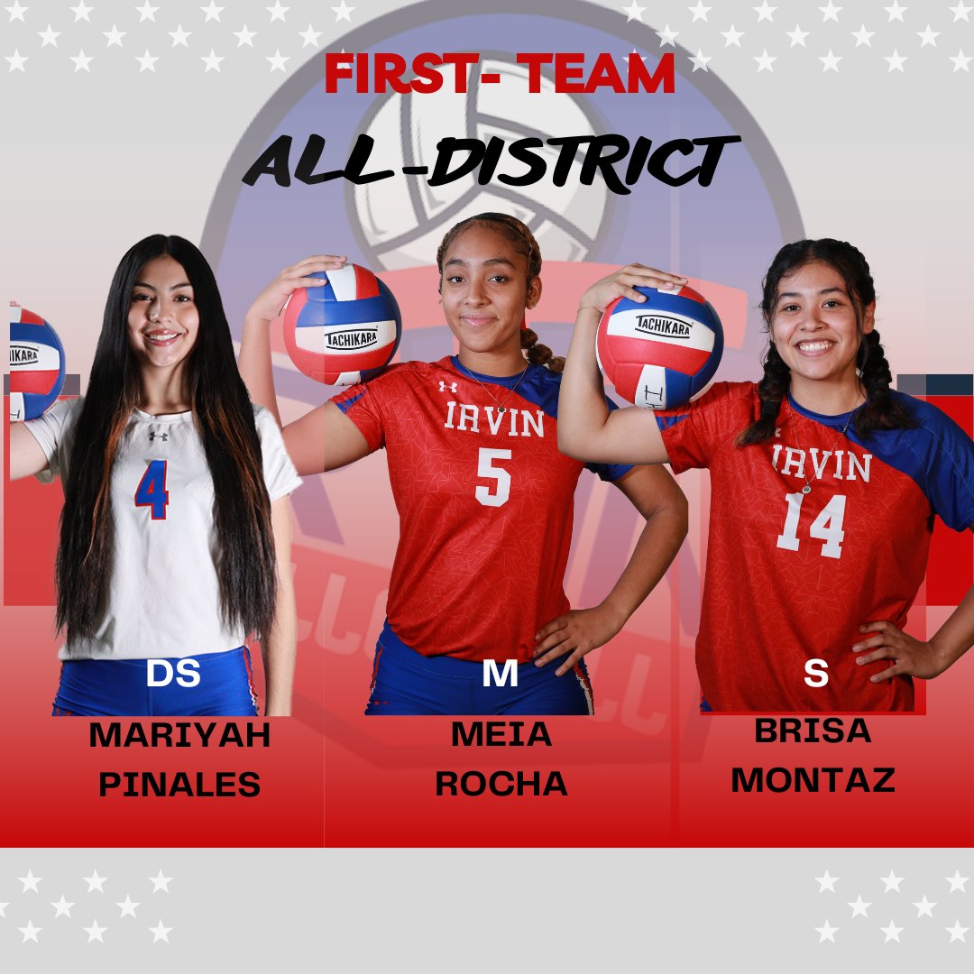 IrvinVolleyball's tweet photo. Congratulations to our very own Rockets🚀 for being selected as the Top 1-4A All-District Players of the year!!🏐🚀🏆🏆

#WeAreRockets 
@Prep1Athletes @EPSports915 @epsportsnet @Fchavezeptimes @EPISDathletics @irvin_high https://t.co/PutgKG81sz
