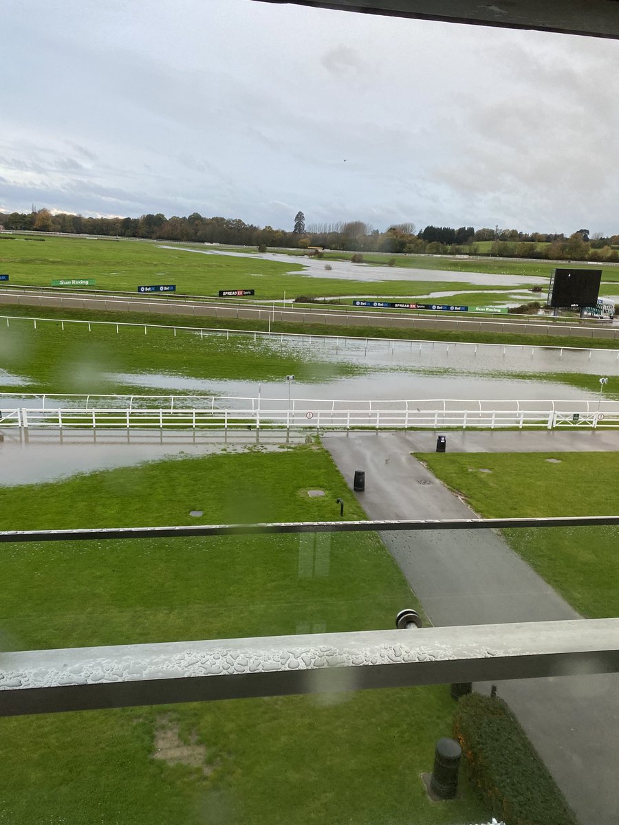 Not sure the all weather track a Lingfield liked the rain last night