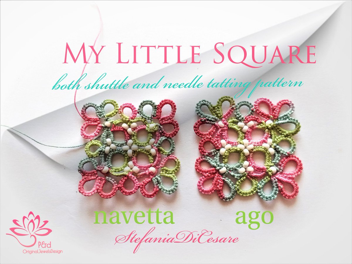 MinimalSte's tweet photo. Sono felice di condividere le promo nel mio negozio #etsy. Ad esempio MyLittleSquare: doppio tutorial per ago e navetta di un piccolo modulo quadrato (4 cm x 4 cm) https://t.co/auZJI150Bl  #chiacchierino #chiacchierinoadago #chiacchierinoanavetta # https://t.co/EUKYR0XvGF