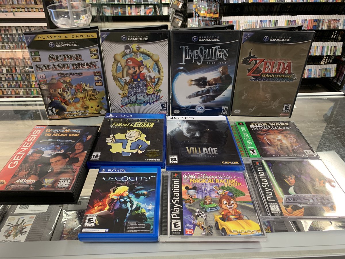 VGTPFlorida's tweet photo. Do you prefer to play Zelda Wind Waker on GameCube or Wii U? ⛵ 💨

📞 Give us a call:
850-346-8562 

📍 Find us at:
5559 N Davis Hwy
Ste D
Pensacola, FL. 32503

🕜 Hours:
Monday-Thursday: 11am-6pm
Friday-Saturday: 11am-7pm
Sunday: 11am-5pm https://t.co/s9rOS6PVHR
