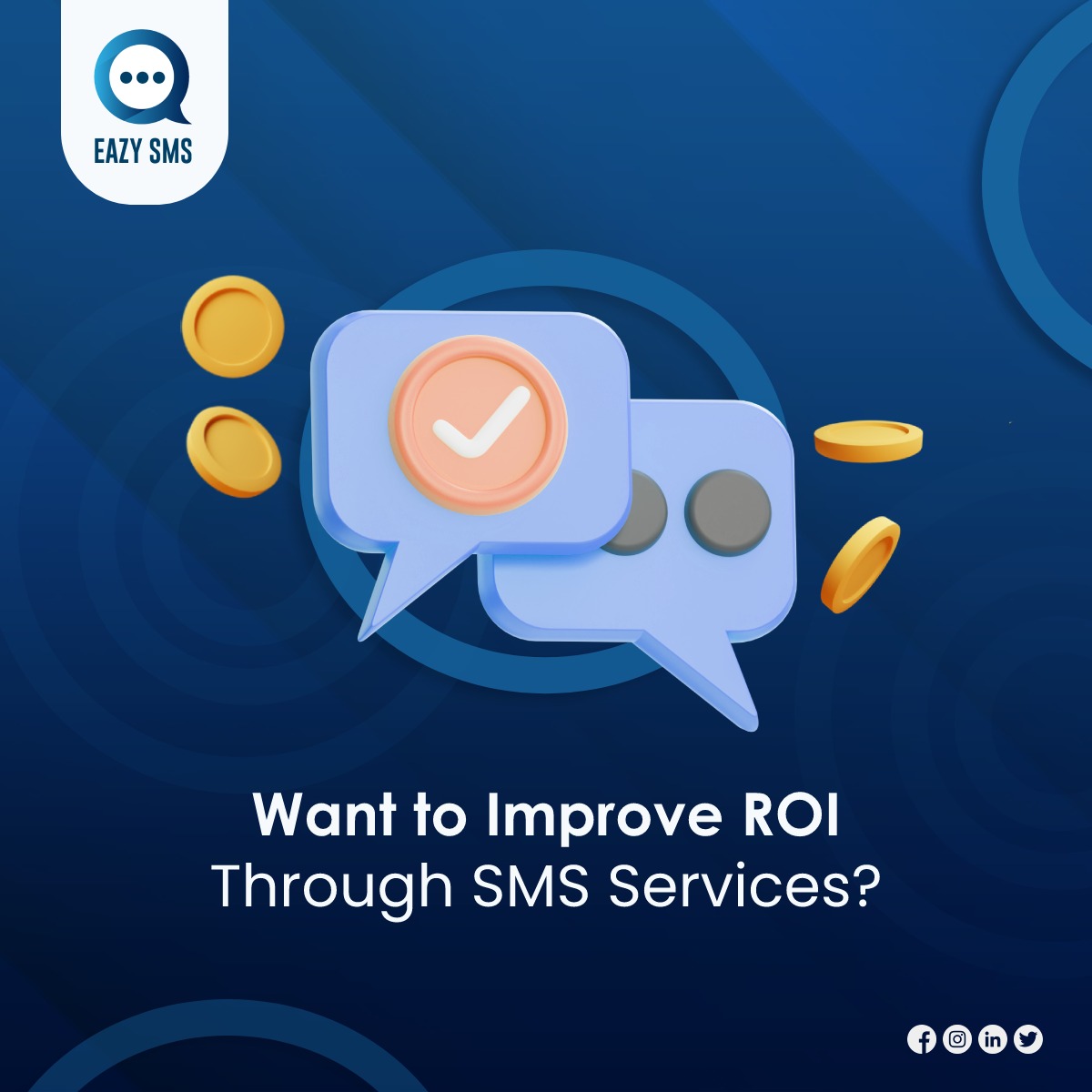 EazySms's tweet photo. We offer instant SMS services to promote your business. Our team targeted higher customer interaction and ROI for business development.
𝑭𝒐𝒓 𝒎𝒐𝒓𝒆 𝒆𝒏𝒒𝒖𝒊𝒓𝒊𝒆𝒔 𝒂𝒕👇
+91 80897 68686
info@eazysms.com
#eazysms #smsmarketing #bulksmsservice #bulksms #smsmarketingservices https://t.co/iSrurnYPgV