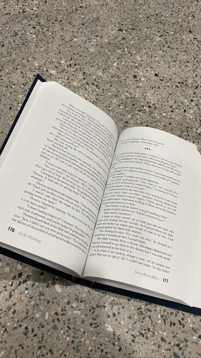 sillylilfemme's tweet photo. stone butch blues but make it hardcover https://t.co/cVqgn7Fy5p