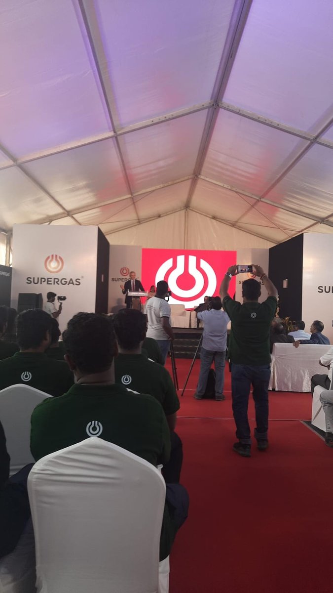 SUPERGASind's tweet photo. All geared up for the grand inauguration!!!

SUPERGAS’s expanded LPG terminal at Tuticorin is ready to be inaugurated, bringing in the hope of prosperity for the LPG landscape!

#terminalexpansion #tuticorinterminal #lpgterminal #terminalinauguration #lpgterminalexpansion https://t.co/VfIEUKJ7Ke