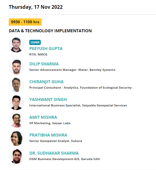garudauav's tweet photo. We at GarudaUAV proudly presents Dr. Sudhakar Sharma as one of the esteemed speakers at GeoSmart India 2022 summit. #daas #saas #ai #Digitalplatform #geospatial #geospatialdata #geospatialtechnology #geoinformatics #geosmart #hicc #hyderabad #geospatialbydefault #india https://t.co/tlHymGbggF