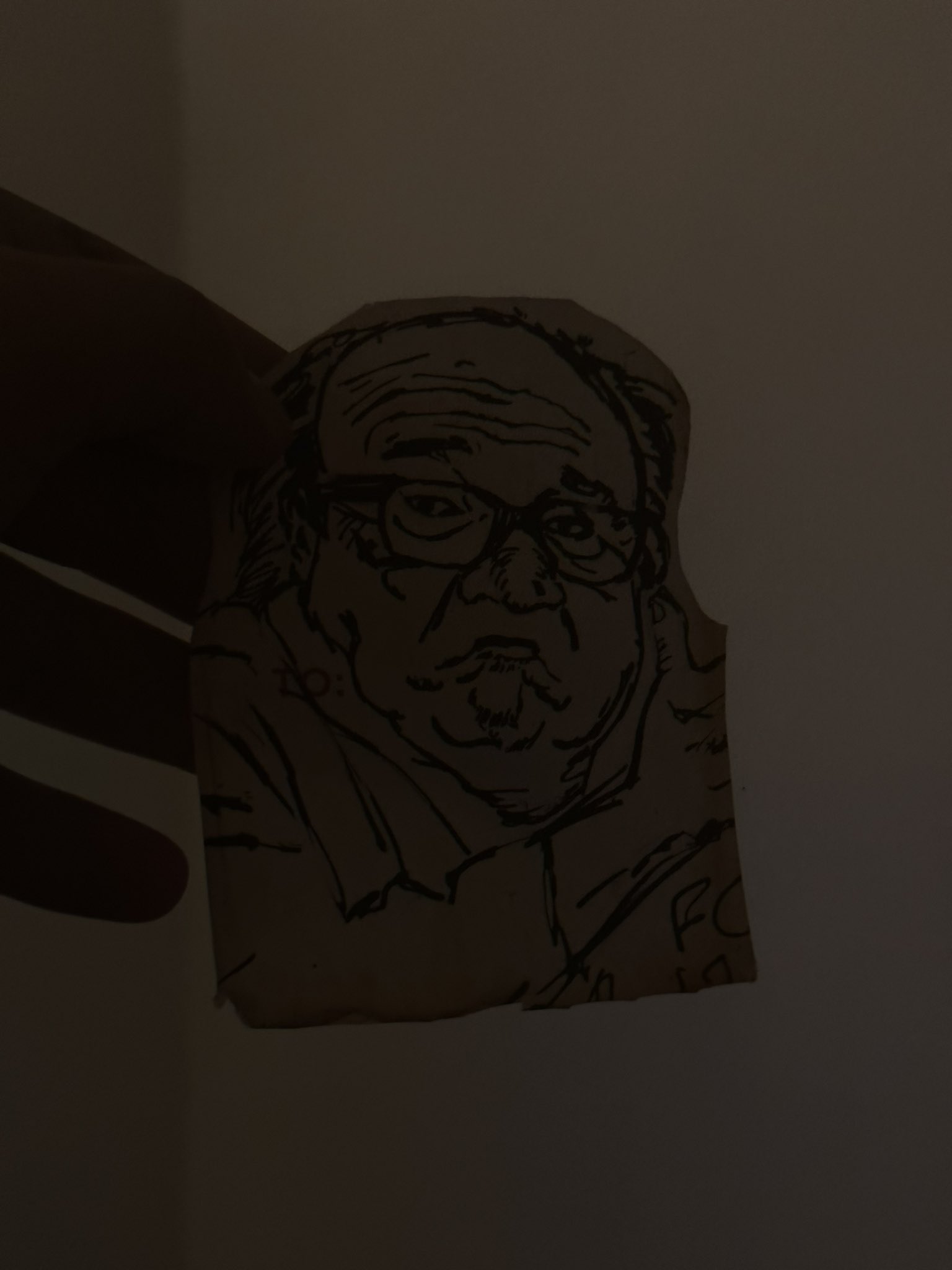 Happy birthday danny devito

drawing by we had on da back of our phones 