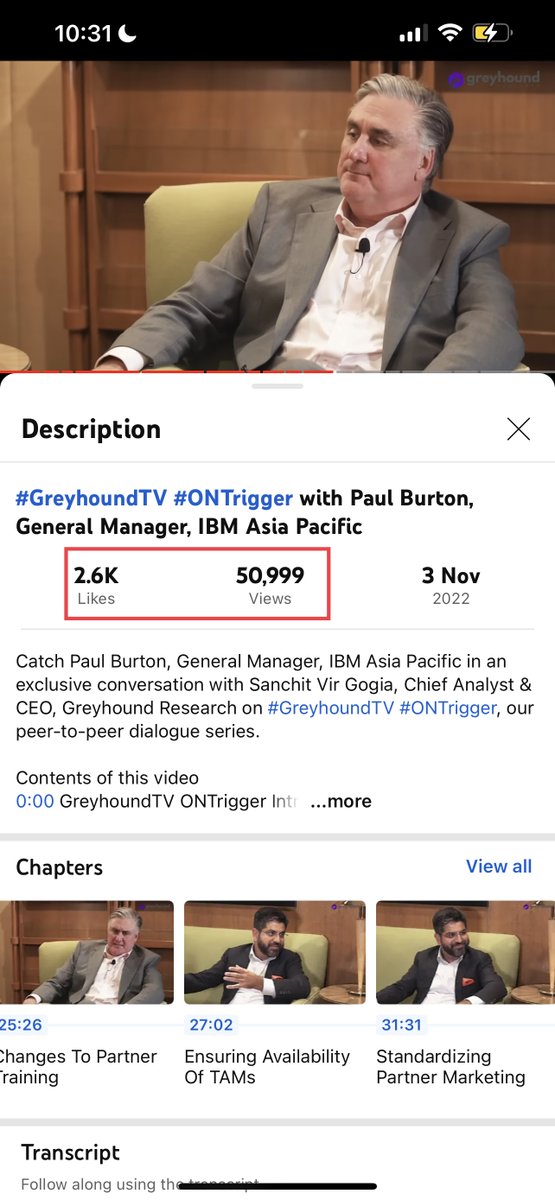 s_v_g's tweet photo. When I started #GreyhoundTV #ONTrigger, the endeavor was simple - to launch a platform that has an independent voice - a platform where I ask tough Qs.

The latest episode has crossed 50,000 views so it seems the platform has found its place. Thanks all!

https://t.co/cwOgzsGV9m https://t.co/J5TsMRv06c