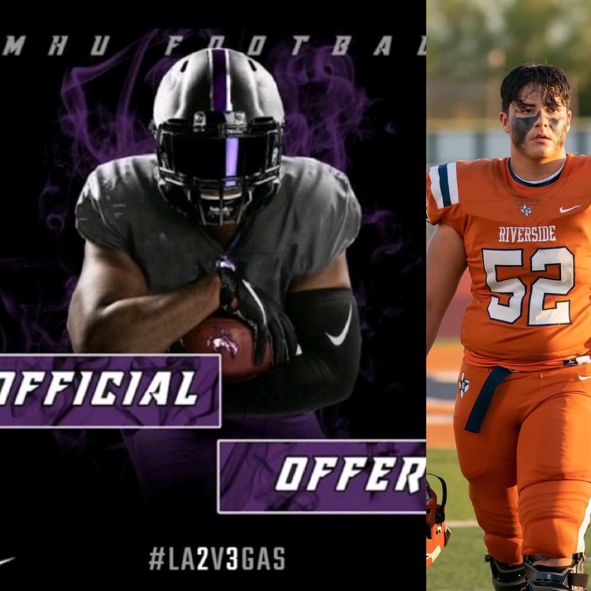 orquizs70's tweet image. After a great conversation with coach Hudson. Im blessed to announce my first offer from NMHU to continue my athletic and academic career#BAM# Letsride.@CoachRecoder @Fchavezeptimes @Prep1USA @FCProspects_ @Reza_RHS @NMHUcoachrhud @NMHUFootball