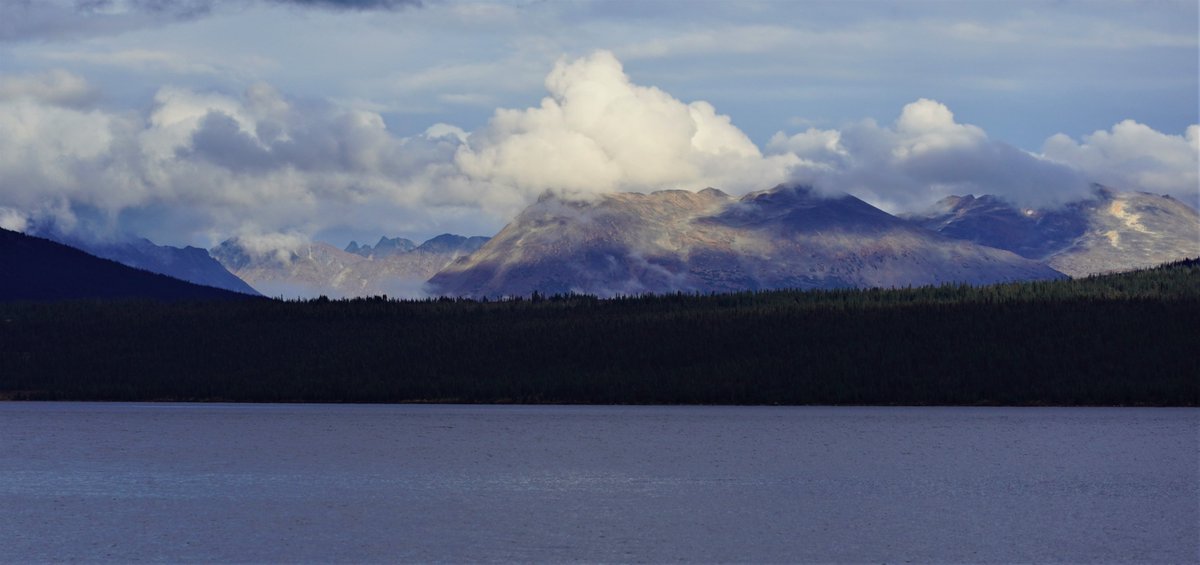 EdzizaTrails's tweet photo. Tuya Lake &amp; Tuya Mountains at the junction of 3 watersheds - Yukon, Mackenzie, and Stikine rivers.  Baseline data collection starting in 2023. https://t.co/X18celeizo