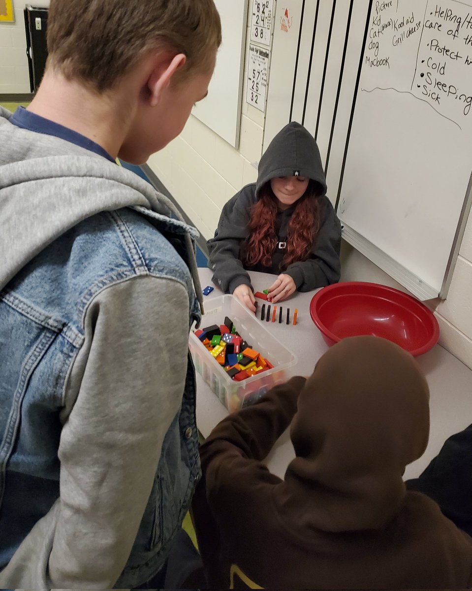 KParent's tweet photo. Our Grades 7/8 and 9 Inclusive classes learned about creativity (through play) and an Entrepreneur view. We discussed how "play" changed as we got older and how it is critical in problem solving. @FMPSD @Canadiana88 @CompMinerTweets #individualizedlearning https://t.co/PD6H3nS4Bu