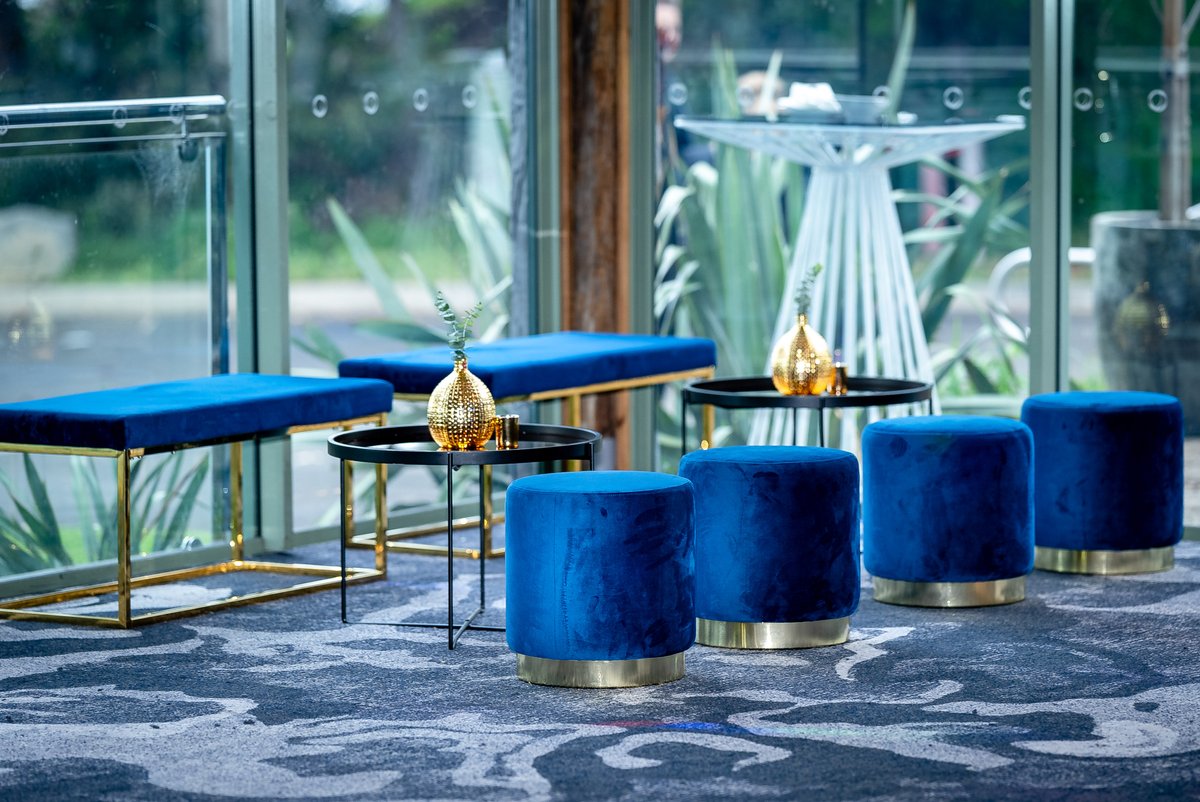 Funktionality's tweet photo. Classic blue and gold created a simple but stunning colour pallet for this cocktail event
.
.
.
.
.
#events #eventstyling #funktionality #cocktails #gold #blue https://t.co/nEQtjBAK6R
