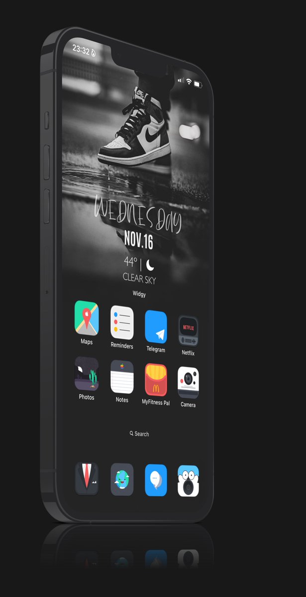 Kothuq's tweet image. Credits where credits are due 
Original image by ? Edited by Me
#Teaser by @MaeloArt 
Mock-up by @screenshot_pro 
#Widgy by Me
#ios16lockscreen #ios16wallpaper #iOS162DevBeta3