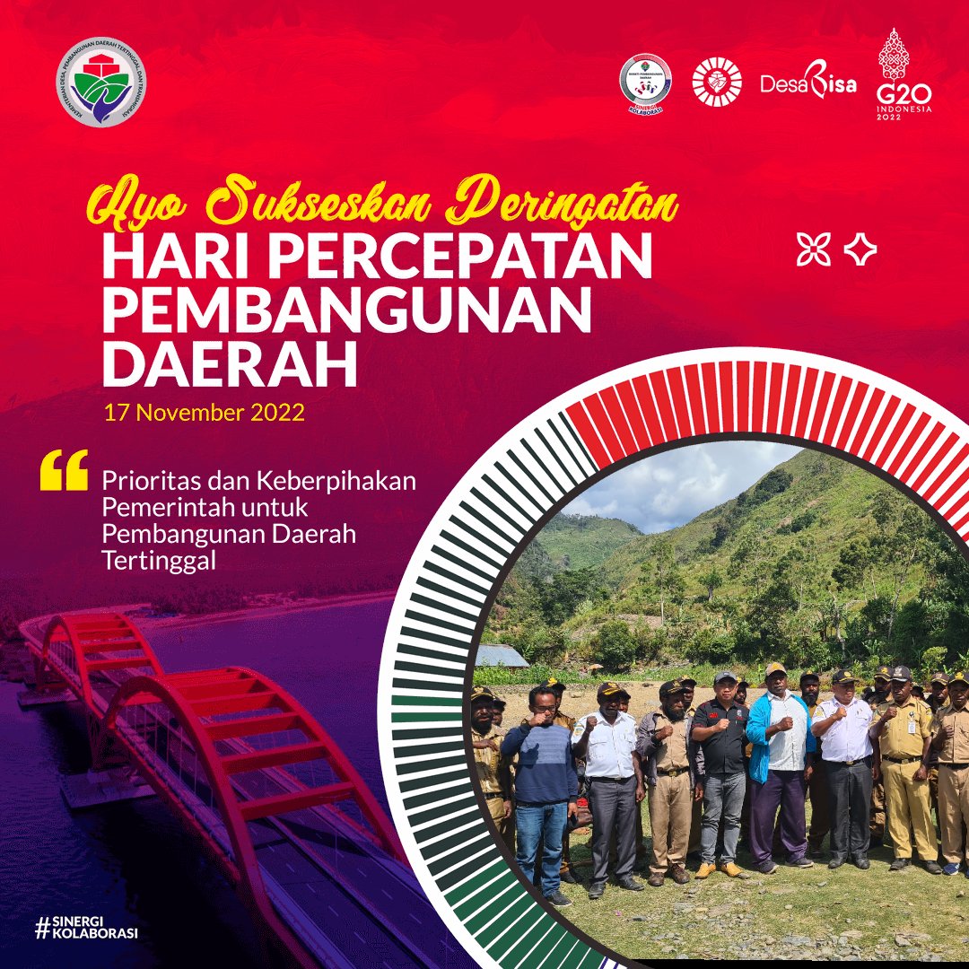 aris_bin_matius's tweet photo. #HariPercepatanPembangunanDaerah
@jokowi
@halimiskandarnu 
@kemendespdtt
@malik_haramain
@imansyukri
@taufikmadjid71 
@yusradaridesa 
@azzameldzikrie
@tppkemendes
@Ditjen_PPDT https://t.co/cb6Lvgxctw