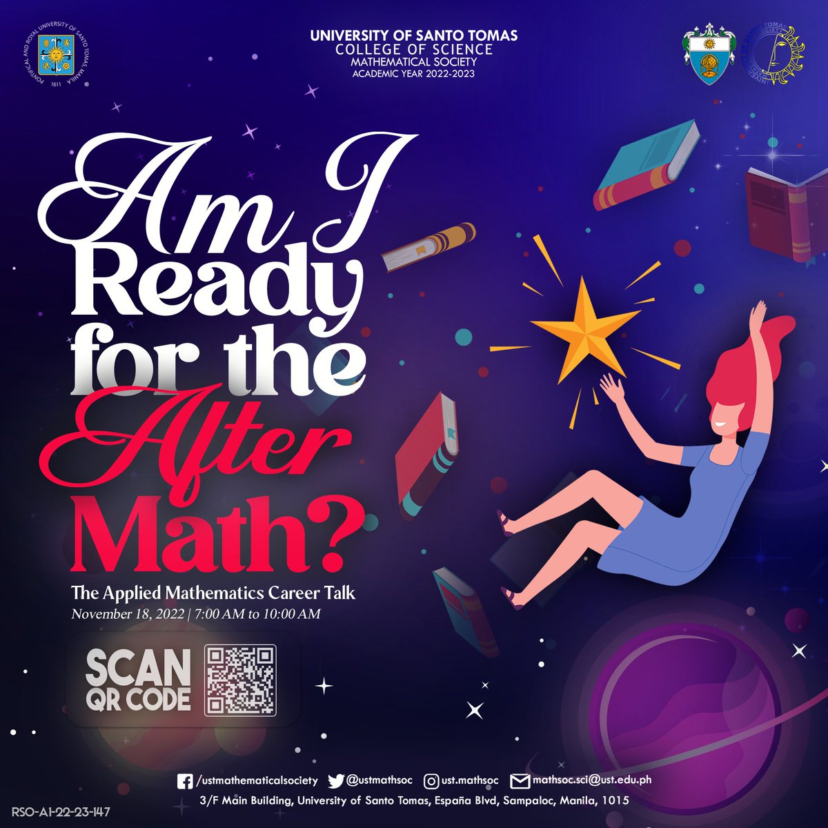 ustmathsoc's tweet photo. 📣 Attention AM and DSA students! Wanna know how to walk the talk…in the future?

Hmmm…surely many of you have questions in mind about your career aspirations! 🧐 Oh, hey hey hey! Wonder no more! https://t.co/B1Cbt5NJtE