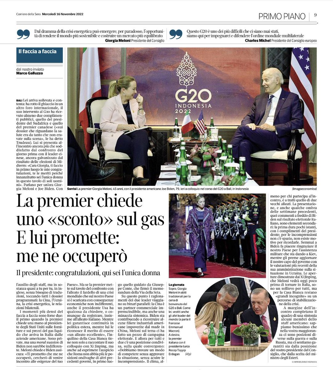paoloangeloRF's tweet photo. #galluzzo” i momenti più densi del faccia a faccia sono due: quando là premier chiede una mano al presidente degli #StatiUniti sulle forniture e prezzi del gas..l’inquilino della casa bianca tiene a esprimere auspicio che Roma non abbia più posizioni ondivaghe di altri governi https://t.co/ojxeKb9tE3