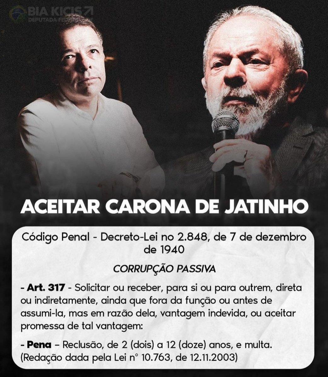 CORRUPÇÃO PASSIVA: Art. 317 - Solicitar ou receber, para si ou para outrem, direta ou indiretamente, ainda que fora da função ou antes de assumi-la, mas em razão dela, vantagem indevida, ou aceitar promessa de tal vantagem: Pena – reclusão, de 2 (dois) a 12 (doze) anos, e multa.