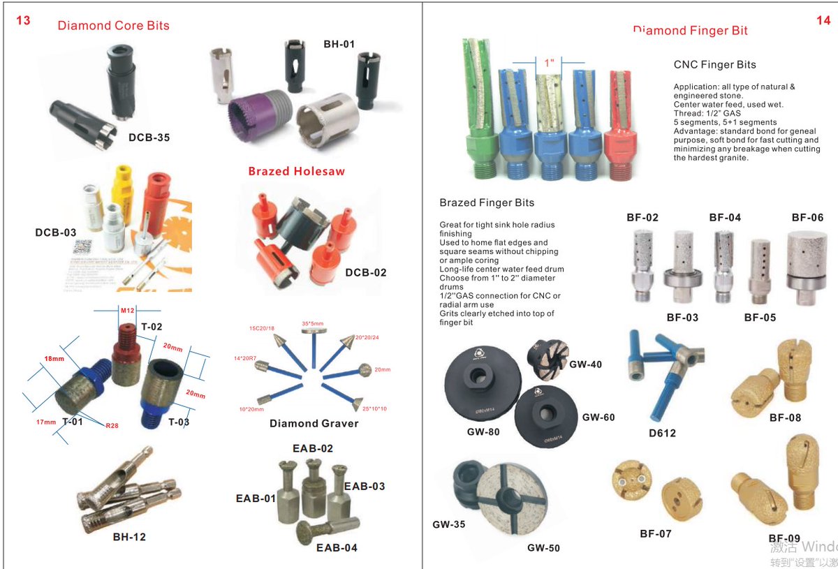 JaneLi30166037's tweet image. Diamond Core Bits.CNC Finger Bits
Samples are available.
Who want?
#DiamondCoreBits
#CNCFingerBits
#DrillBites