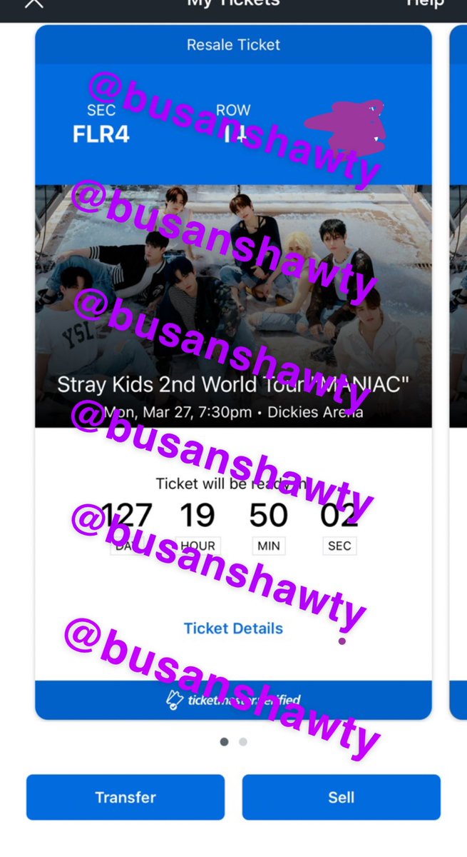busanshawty's tweet photo. WTS 2 (TWO) SKZ TICKETS IN FORT WORTH, TEXAS 
- selling it below the resale price we paid!
- can provide any proof and ft if needed!
- section FLR4 row 14
#StrayKids_2ndWorldTour_MANIAC #straykids https://t.co/zYoZ7JyENe