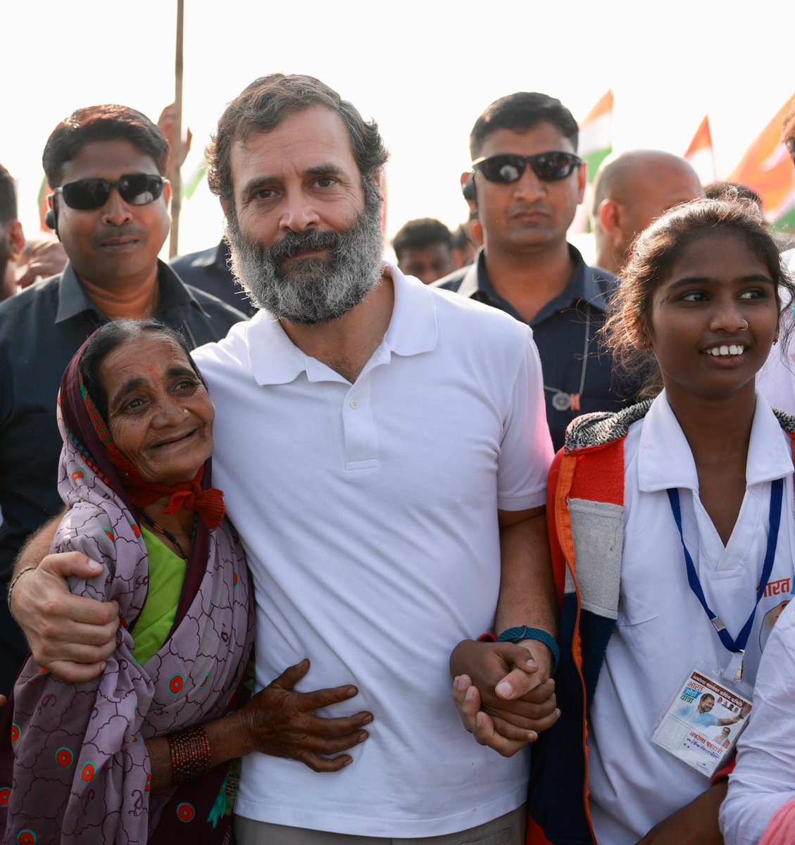 INCIndia's tweet photo. #BharatJodoYatra में हर कोई उम्मीदों के साथ जुड़ रहा है...सब अपने दिल की बात कह रहे हैं।

राजस्थान और छत्तीसगढ़ में पुरानी पेंशन लागू करने के कारण सबकी उम्मीदें @RahulGandhi से ही है। https://t.co/JF54BY6rsJ