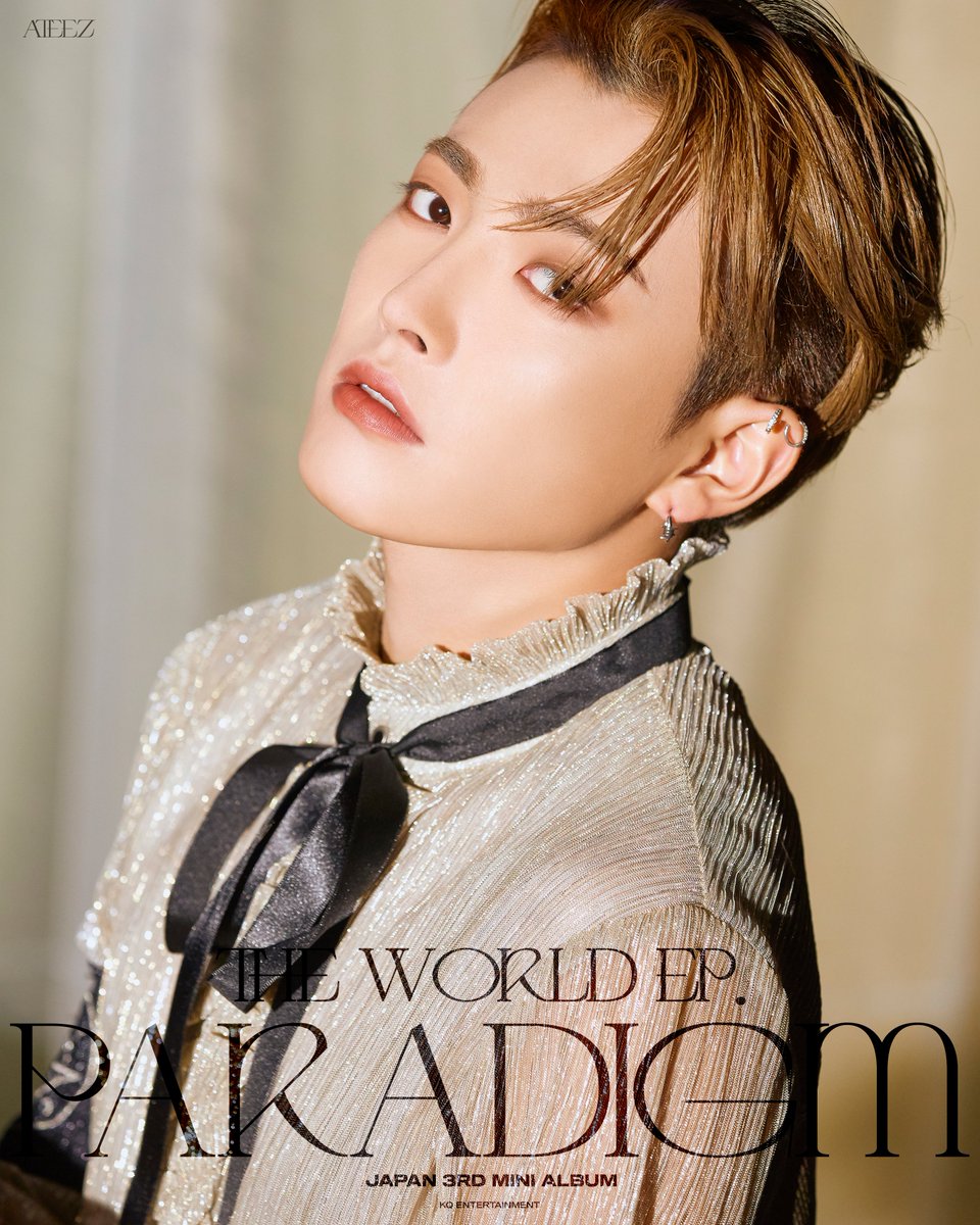 [📷] ATEEZ JAPAN 3RD MINI ALBUM [THE WORLD EP.PARADIGM] Concept Photo 'HONG JOONG' ALBUM RELEASE 2022.11.30 #PARADIGM #ATEEZ #에이티즈 #홍중 #HONGJOONG #エイティーズ