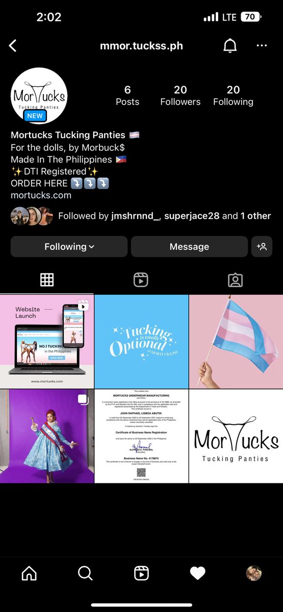 morbucksssss's tweet photo. MORTUCKS is a Filipino Queer-Owned TUCKING PANTY brand catering to 🏳️‍⚧️TransPINAYS🏳️‍⚧️ &amp; local Drag Artists.🇵🇭👑

Due to IG Issues, we've had a rocky start... 

We're finally launching our official website in the following days, but for now please follow our new offical IG Acount. 🎉 https://t.co/XDu36ynQd3