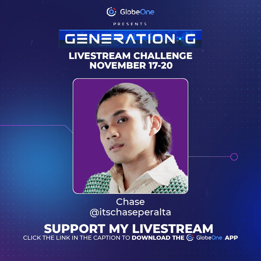 itschaseperalta's tweet photo. Hope you could support me by downloading the GlobeOne App through this link: https://t.co/fg69bkcEDK WILL ALSO BE STREAMING ON @kumuPH AT 9PM-11PM EVERYDAY 💙💙💙 https://t.co/peVRZuBtj8