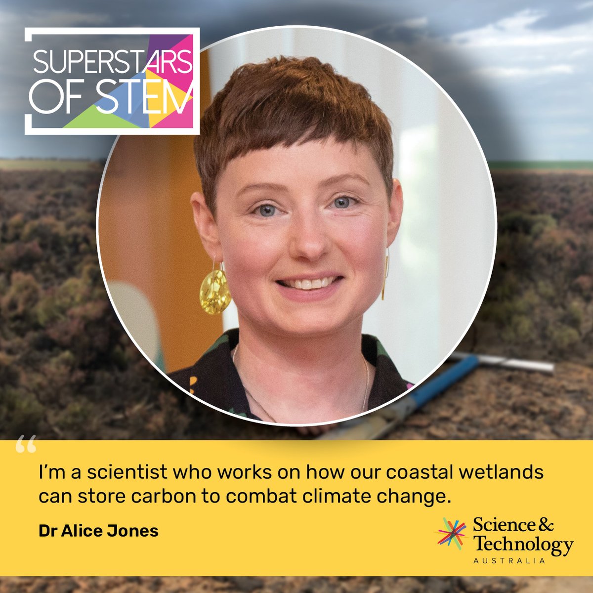 We are so pleased to welcome resilience ecologist Alice Jones @Alice_R_Jones @UniofAdelaide as one of our amazing new #SuperstarsofSTEM. Congratulations Alice! scienceandtechnologyaustralia.org.au/profile/alice-…