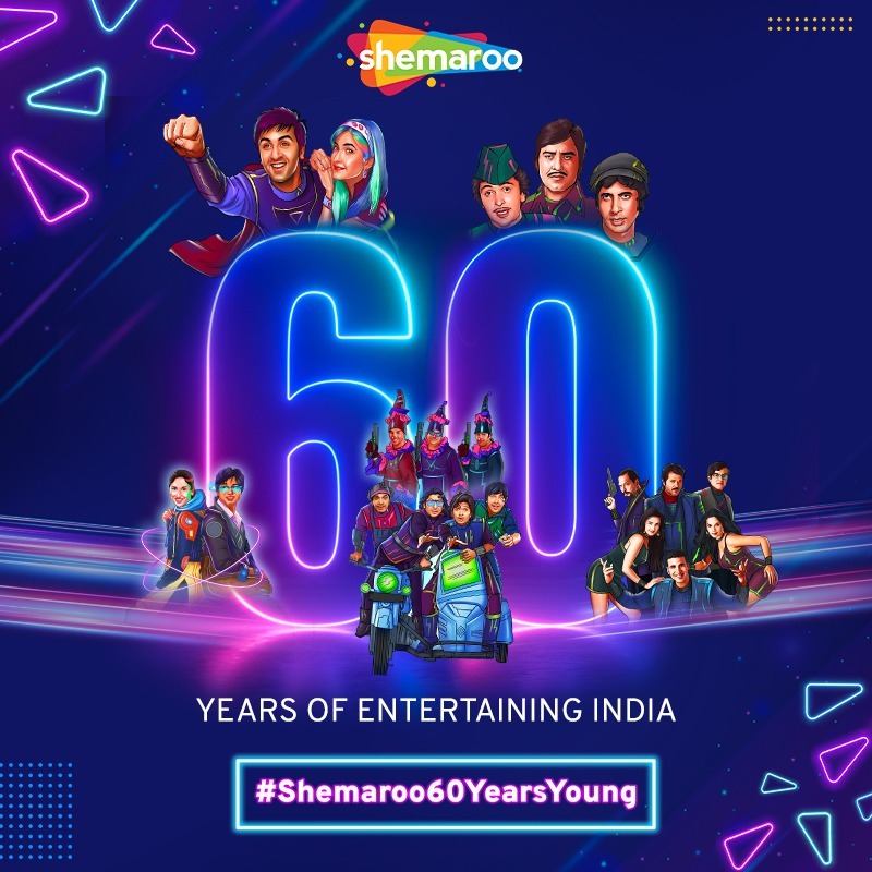 Ever evolving and dynamic entertainment brand, <a href="/ShemarooEnt/">Shemaroo</a> enters a new era of content creation aiming towards young audiences as it steps into its 60th year! Congratulations #Shemaroo60YearsYoung