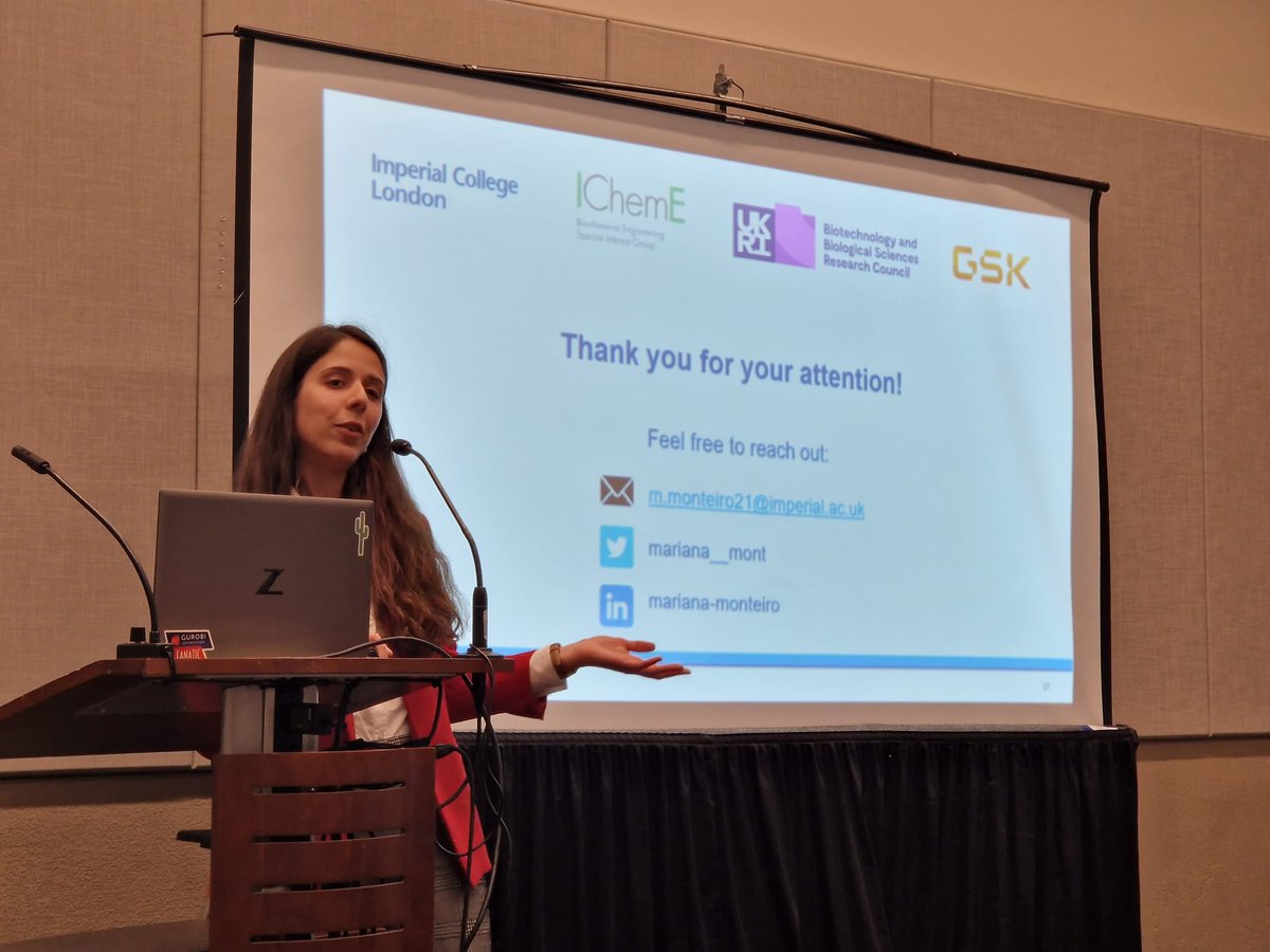 Grateful to have presented my work on #bioprocessing modelling, on my first time at #AIChE2022. This week has been a great experience!
@KontoravdiC <a href="/sargent_centre/">Sargent Centre</a> <a href="/ImperialChemEng/">Imperial ChemEng</a>