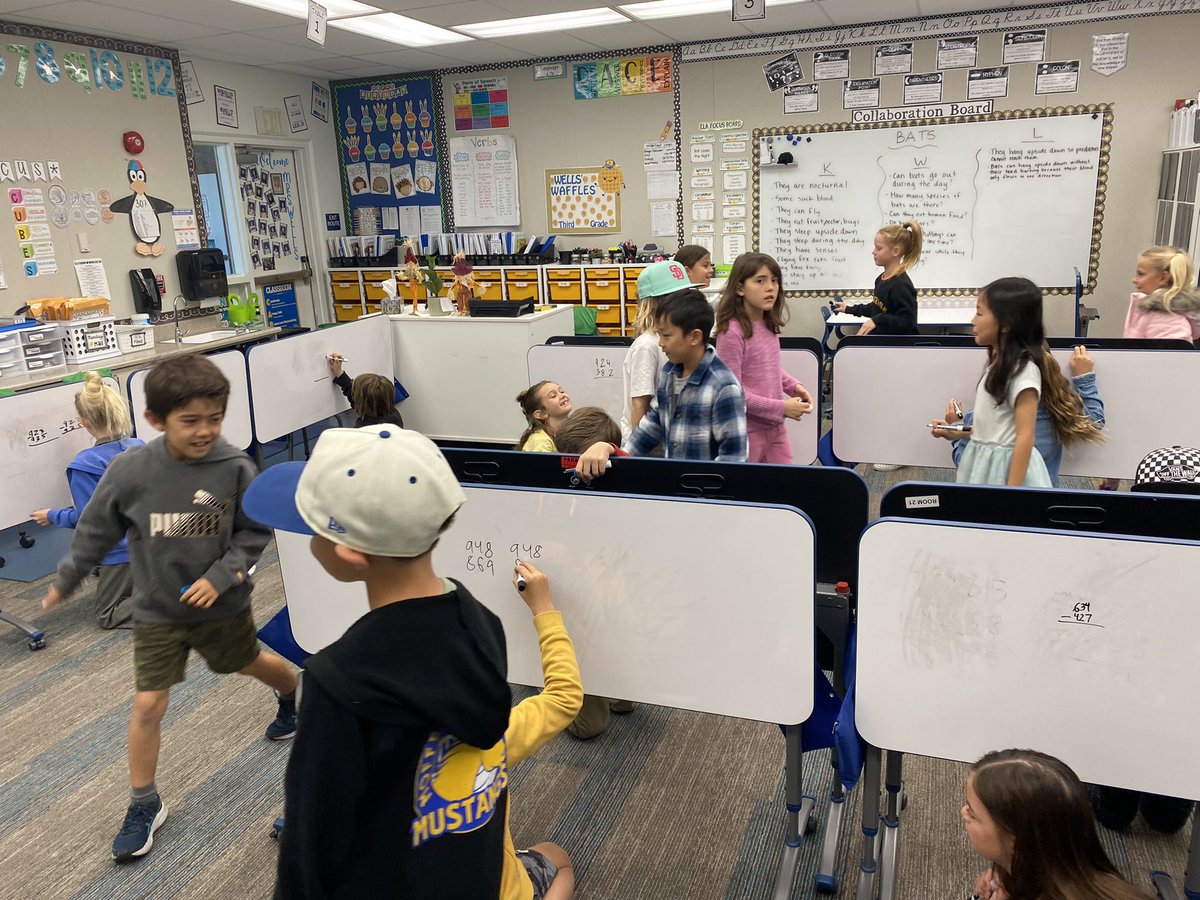MrsWellsHB's tweet photo. Musical Math!! Mingle…Find a partner when the music stops and race to solve the math problem! #hbcsd #hbcschools #moffett https://t.co/lTRHqx27Zs