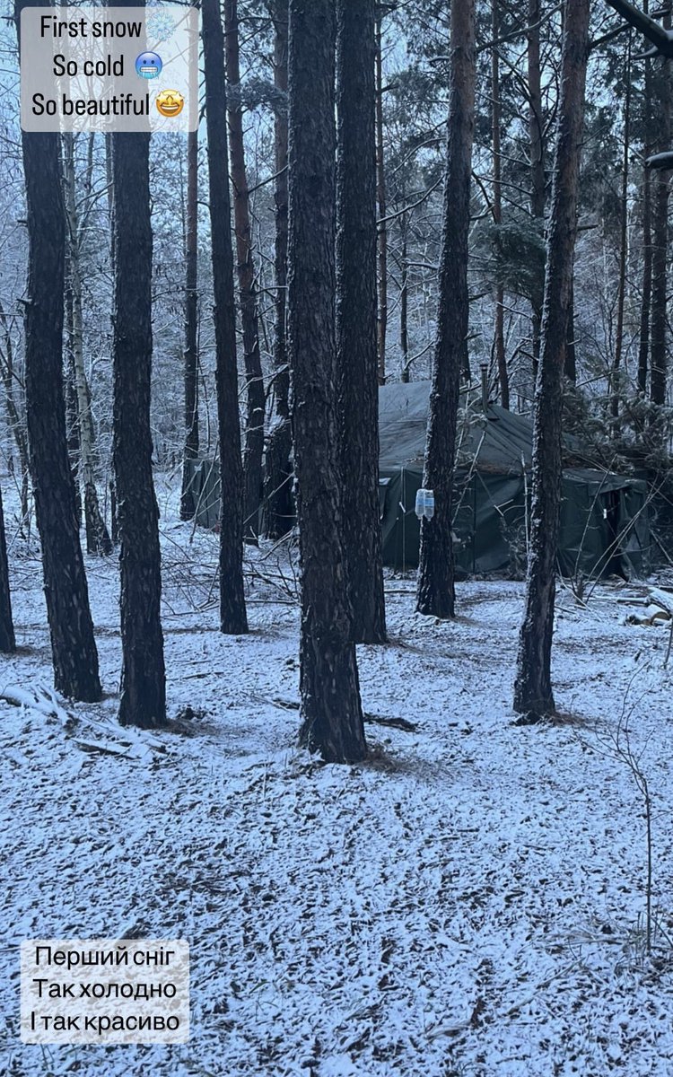 📸 Snow arrived at the Eastern front. #Ukraine #Russia