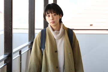 silent】川口春奈着用 CITENシテン スタンドカラーポンチョ コート