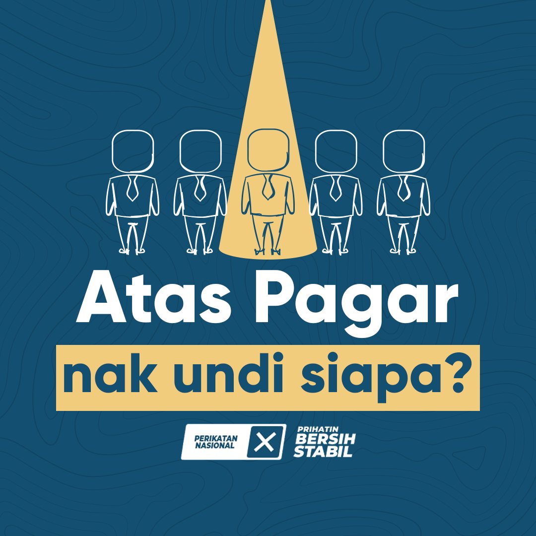 PASPusat's tweet photo. “Atas pagar nak undi siapa?”

Undi Perikatan Nasional.

Serius, antara 3 pilihan yang ada, Perikatan Nasional adalah pilihan yang paling baik dan lebih kurang mudarat.

Okay untuk lebih nampak, kita tukar sedikit soalan,

“Atas pagar jangan undi siapa?” https://t.co/jpnZ7LnPGZ