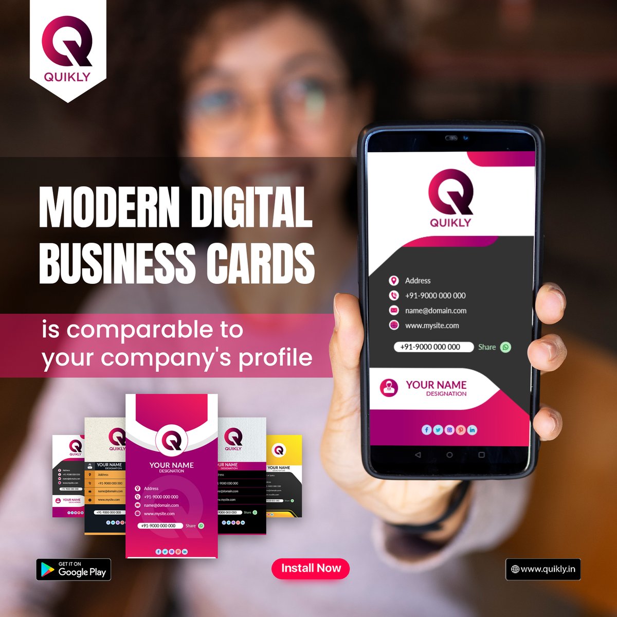officialquikly's tweet photo. Modern Digital Business Cards
is comparable to your company's profile
https://t.co/dqWqkDeRbM
#businesscard #dusinesscards #businesscarddesign #businesscarddesigner #visitingcard #visitingcards #fiverrfreelancer #visitingcarddesign #uniquedesign #modern #fiverr #luxurydesign https://t.co/Pp8Wd1HgfN