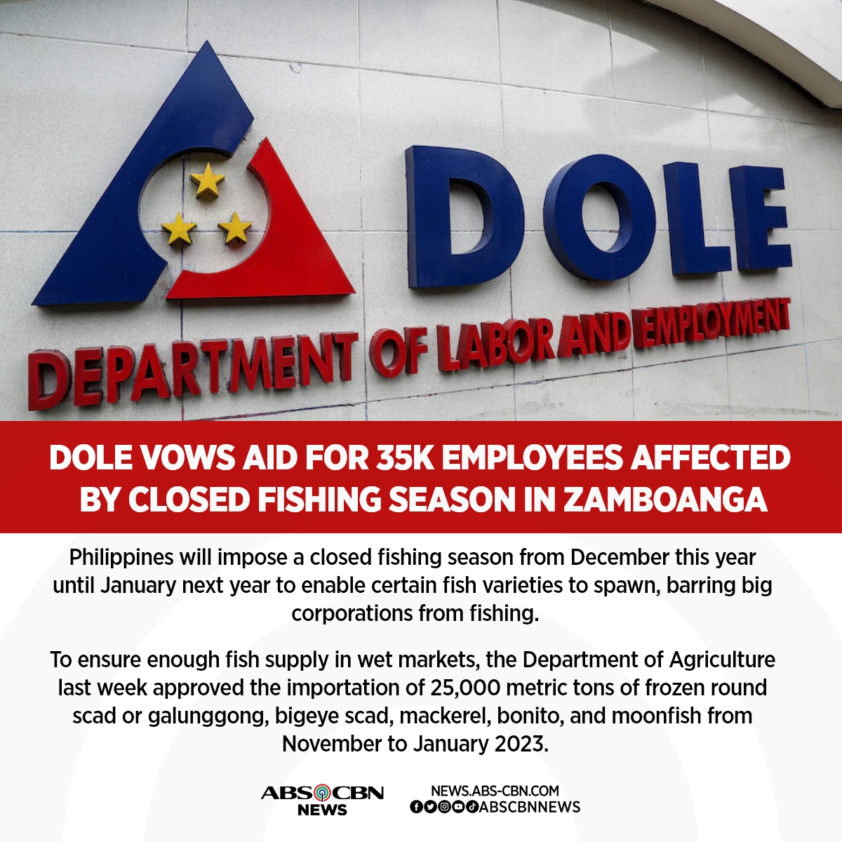 ABSCBN News on Twitter "The labor department on Thursday vowed to