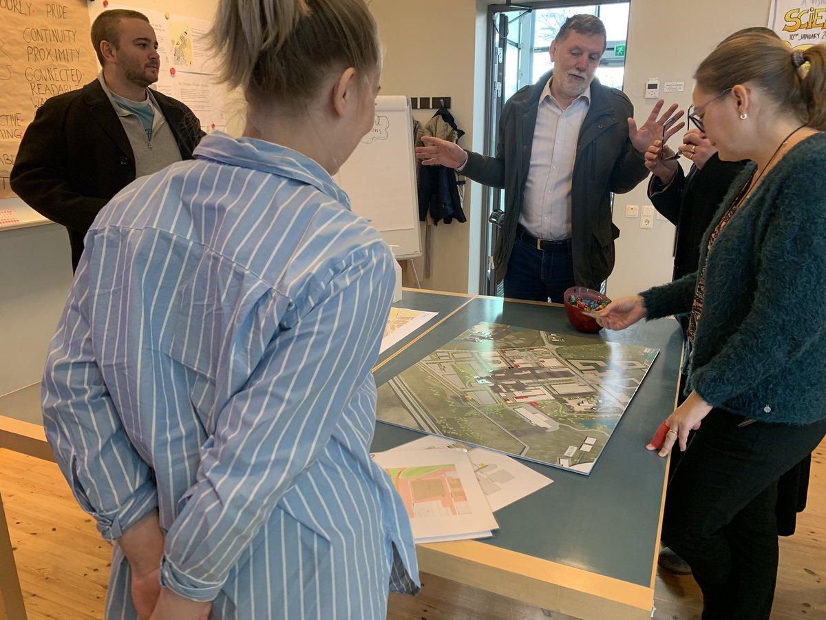 Join us at our Open House! We’re here until 15:30 looking at maps over #ScienceVillage and where #LU could potentially be placed. #nanolab #ikdc #welcome!