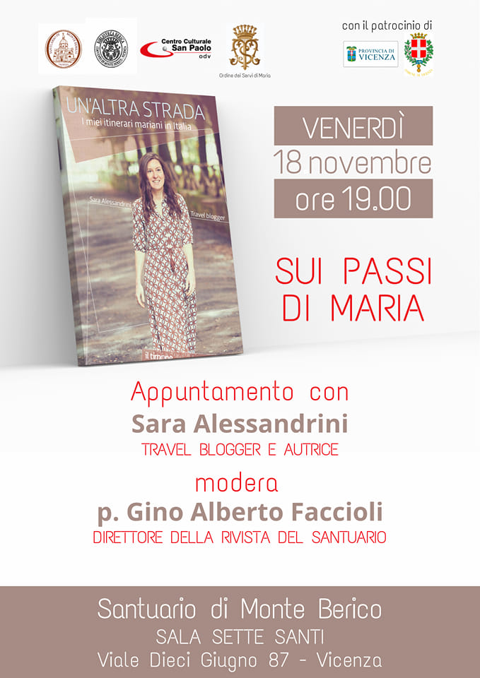 Vi aspetto venerdì 18 novembre, alle ore 19, al santuario della Madonna di Monte Berico, a 📍 #Vicenza, in occasione della presentazione del mio libro!
#turismoreligioso #itinerarireligiosi #travelblogger