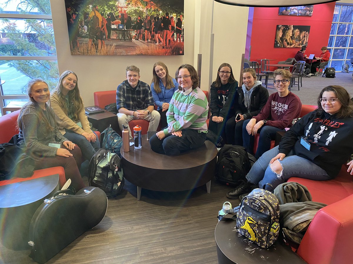 Having a blast with these awesome NHS music students at All State music in Lincoln! <a href="/NPSActivities/">NPS Activities</a> <a href="/norfolkchoir/">Norfolk High Choir</a> <a href="/NHSPantherBand1/">NHSPantherBand</a> #npspanthers