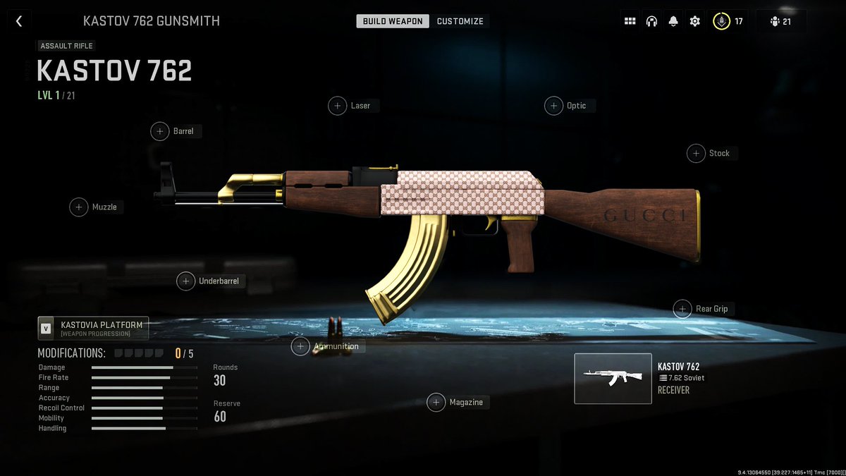 CannaTomick's tweet photo. @CallofDuty make a @gucci collab skin 😂 #GucciKastov #hitmanluxury #callofgucci #ModernWarfare2 https://t.co/zXXiOosTt7
