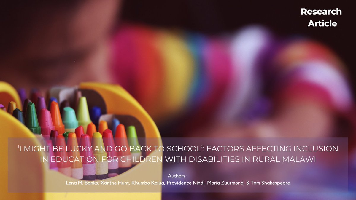 "I might be lucky and go back to school"

Despite education policy improvements, feedback from the participants in this study shows there is still work to be done before education in Malawi can be considered truly inclusive.

lifecoursehealthresearch.org/resources