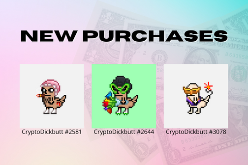 ProbNothingDAO's tweet photo. 🔥NEW GRAILS ACQUIRED🔥

The acquisition of 3 new structuring &amp; fundamental pieces to preserve the future of digital Art &amp; Culture. 

Our fund will release its Proof of Dick within the next days fully audited by @Melt_Dem @batsoupyum  @punk6529 @farokh https://t.co/wTB28BJYBJ