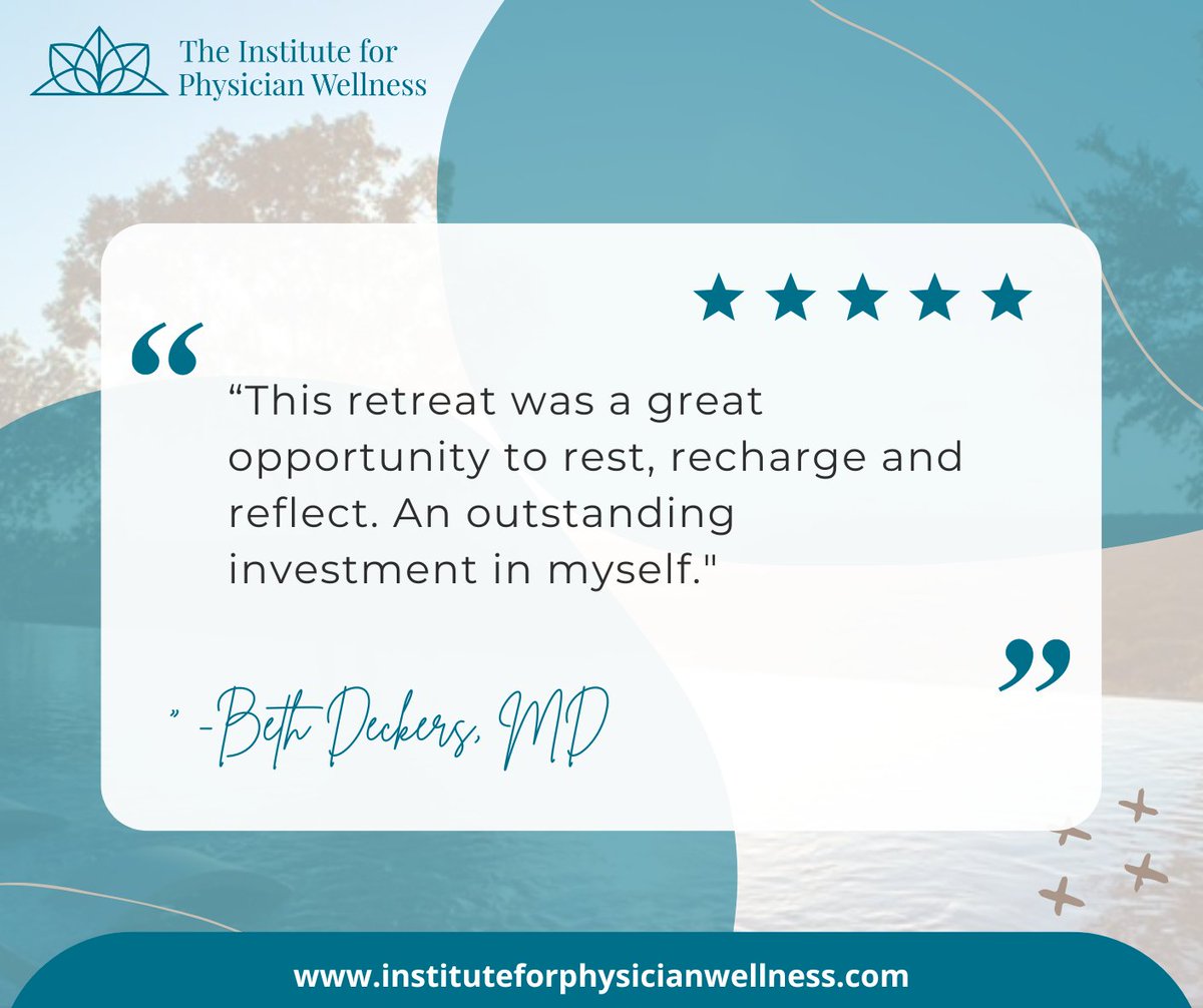 The Institute for Physician Wellness tweet media