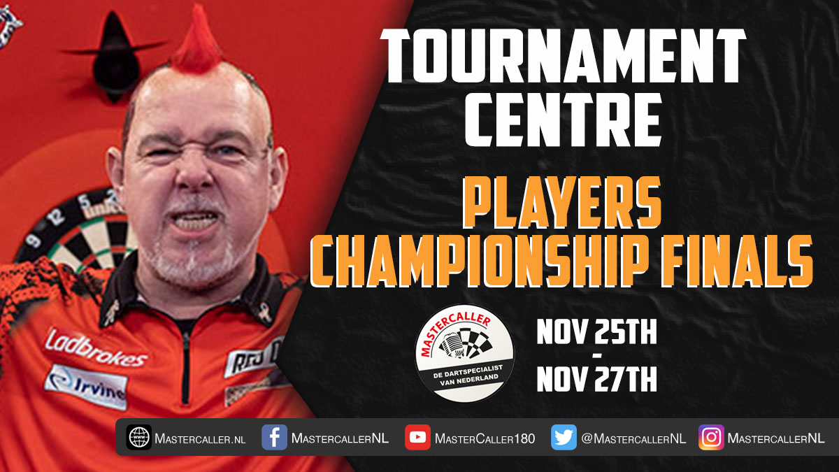 TOURNAMENT CENTRE: 
Players Championship Finals🏴󠁧󠁢󠁥󠁮󠁧󠁿

Starting Friday, November 25th:

Everything you need to know about the Players Championship Finals in our Tournament Centre: 
mastercaller.nl/toernooien/pla…

#MasterCaller #PlayersChampionshipFinals2022 #PCF2022 #Darts