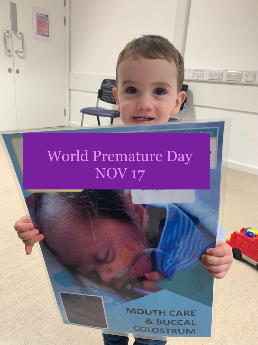 From first drops of liquid gold to this healthy, happy little boy! Delighted to welcome back our fabulous buccal colostrum VIP to celebrate #WorldPrematurityDay2022 huge thanks to Mum @Carrickdoonan for celebrating and bringing Luke today! @Maura64596214